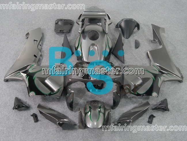 (image for) Fit for Honda CBR600RR F5 2003 2004 fairing kit injection molding Grey silver
