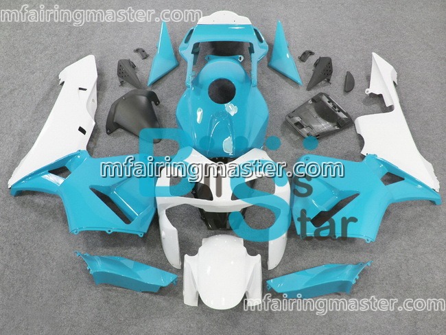 (image for) Fit for Honda CBR600RR F5 2003 2004 fairing kit injection molding Blue white