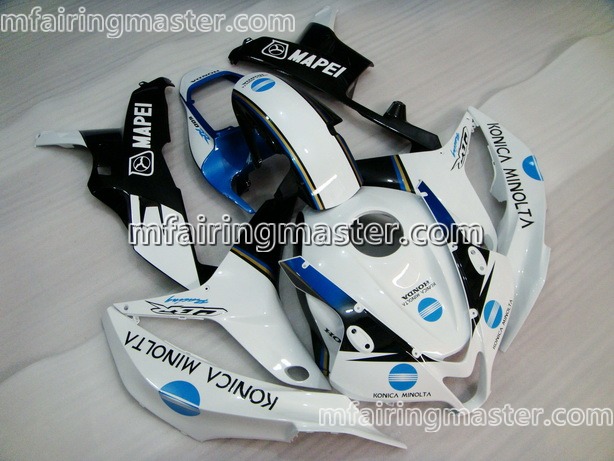 (image for) Fit for Honda CBR600RR F5 2007 2008 fairing kit injection molding Konica minolta white