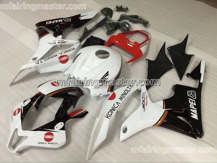 (image for) Fit for Honda CBR600RR F5 2007 2008 fairing kit injection molding Konica minolta red