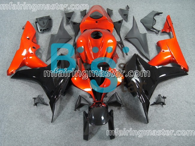 (image for) Fit for Honda CBR600RR F5 2007 2008 fairing kit injection molding Golden red black