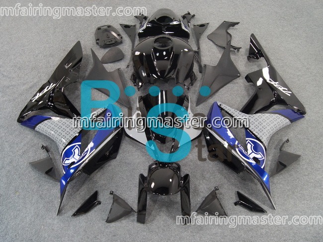 (image for) Fit for Honda CBR600RR F5 2007 2008 fairing kit injection molding Black blue
