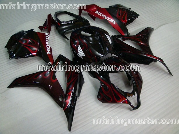 thumbnail image 2 of Injection Molded ABS Plastic Fairing Kit For Honda CBR600RR F5 2009-2012 (Black/Red, 12pcs) 2 of 6