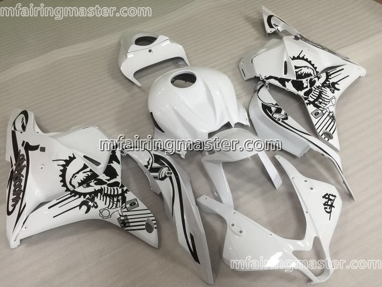 (image for) Fit for Honda CBR600RR F5 2009 2010 2011 2012 fairing kit injection molding White black