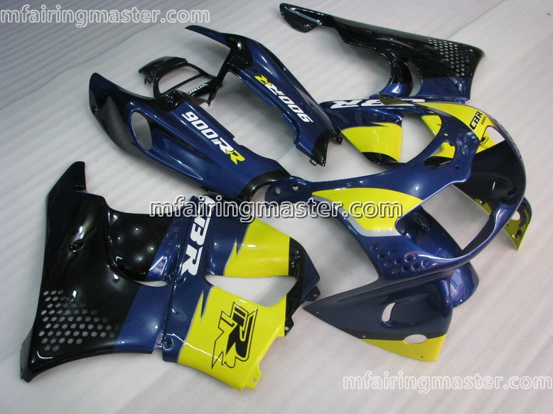 (image for) Fit for Honda CBR900RR 893 1992 1993 1994 1995 fairing kit Yellow blue