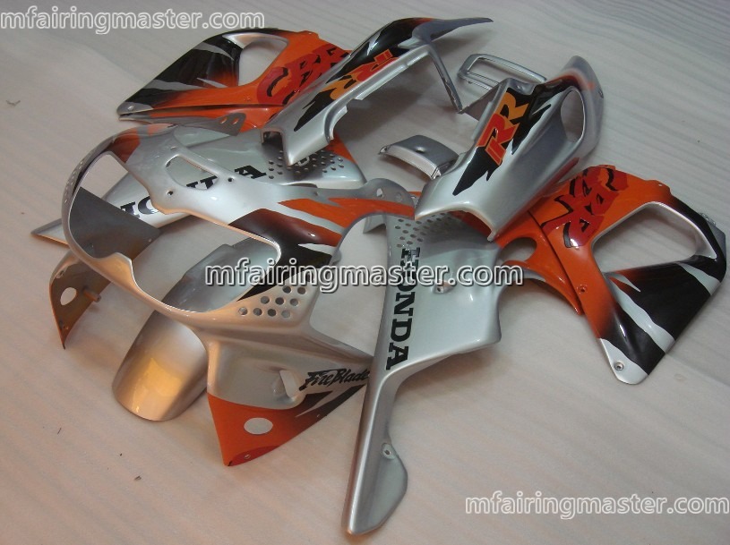 (image for) Fit for Honda CBR900RR 893 1996 1997 fairing kit Silver red