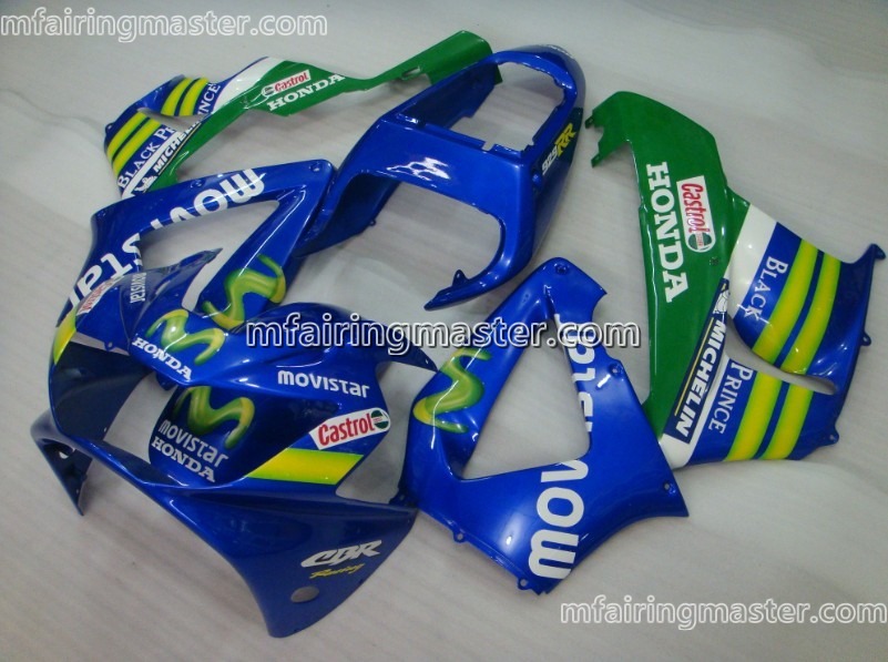 (image for) Fit for Honda CBR900RR 929 2000 2001 fairing kit injection molding Movistar blue