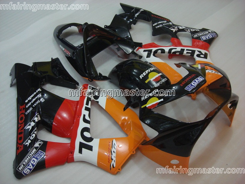 (image for) Fit for Honda CBR900RR 929 2000 2001 fairing kit injection molding Repsol orange