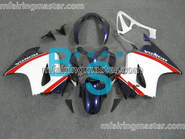 (image for) Fit for Honda VFR800 2002 2003 2004 2005 2006 2007 2008 2009 2010 2011 2012 fairing kit injection molding Blue white