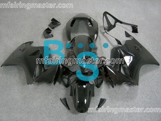 (image for) Fit for Honda VFR800 2002 2003 2004 2005 2006 2007 2008 2009 2010 2011 2012 fairing kit injection molding Black - Click Image to Close