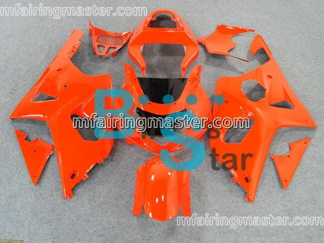 (image for) Fit for Suzuki GSXR 1000 K1 K2 2000 2001 2002 fairing kit injection molding Red