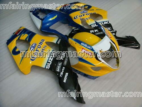 (image for) Fit for Suzuki GSXR 1000 K3 2003 2004 fairing kit injection molding Yellow black
