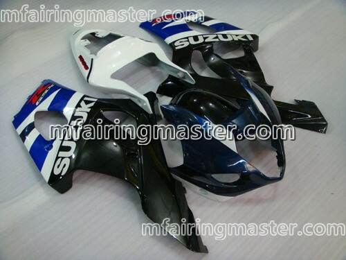 (image for) Fit for Suzuki GSXR 1000 K3 2003 2004 fairing kit injection molding Black white