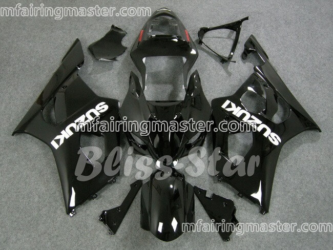 (image for) Fit for Suzuki GSXR 1000 K3 2003 2004 fairing kit injection molding Black