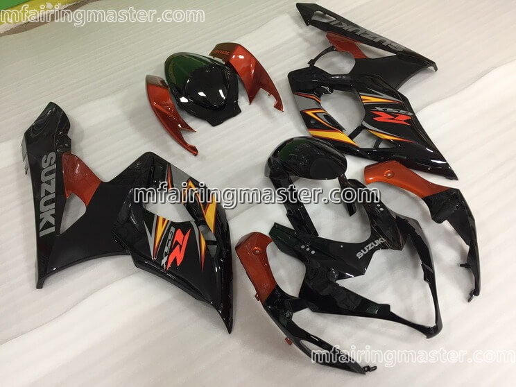 (image for) Fit for Suzuki GSXR 1000 K5 2005 2006 fairing kit injection molding Black red