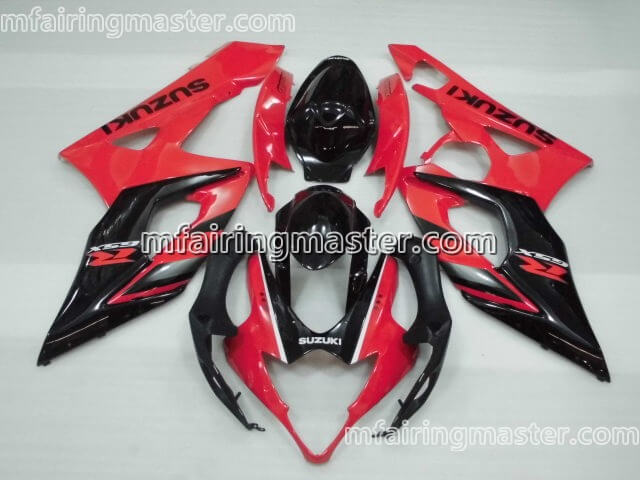 (image for) Fit for Suzuki GSXR 1000 K5 2005 2006 fairing kit injection molding Red black