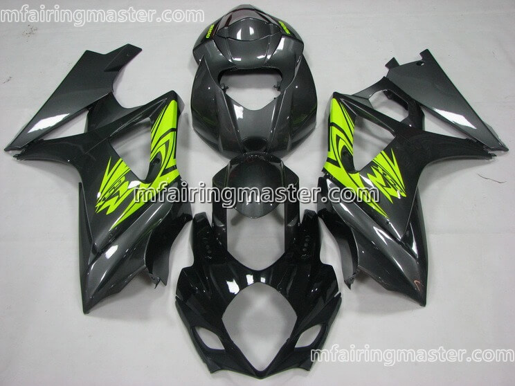(image for) Fit for Suzuki GSXR 1000 K7 2007 2008 fairing kit injection molding Green black