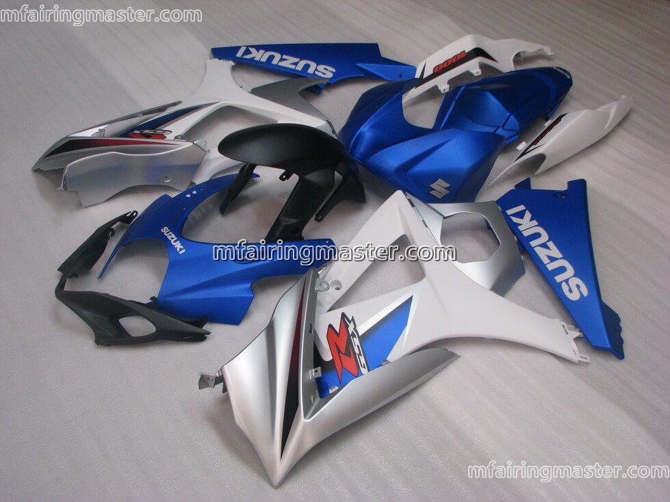 (image for) Fit for Suzuki GSXR 1000 K7 2007 2008 fairing kit injection molding Blue white