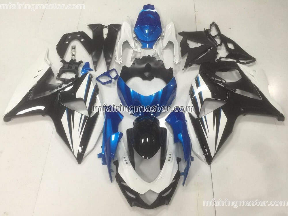 (image for) Fit for Suzuki GSXR 1000 K9 2009 2010 2011 2012 2013 2014 2015 2016 fairing kit injection molding blue white black