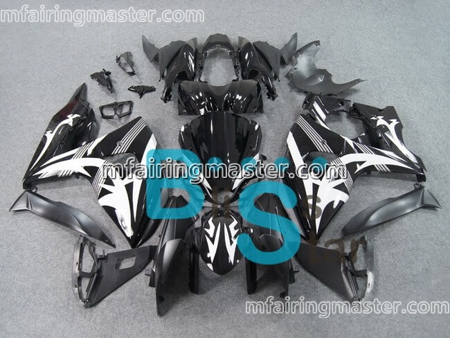 (image for) Fit for Suzuki GSXR 1000 K9 2009 2010 2011 2012 2013 2014 2015 2016 fairing kit injection molding black white