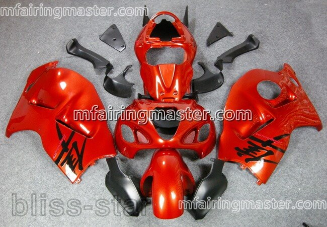 (image for) Fit for Suzuki GSXR 1300 Hayabusa 1999 2000 2001 2002 2003 2004 2005 2006 2007 fairing kit injection molding Red - Click Image to Close