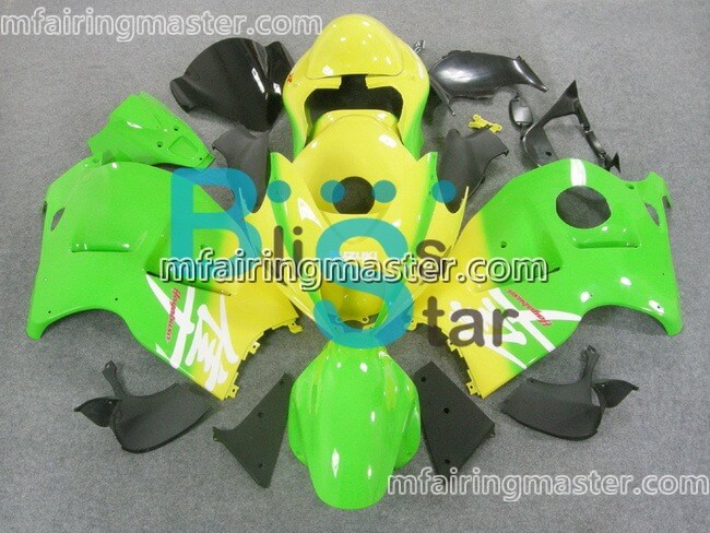 (image for) Fit for Suzuki GSXR 1300 Hayabusa 1999 2000 2001 2002 2003 2004 2005 2006 2007 fairing kit injection molding Yellow green