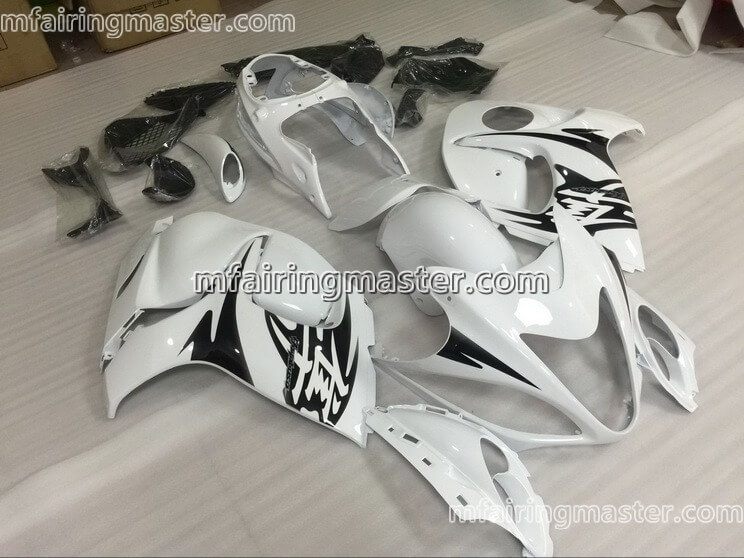 (image for) Fit for Suzuki GSXR 1300 Hayabusa 2016 2017 2018 2019 2020 fairing kit injection molding White black