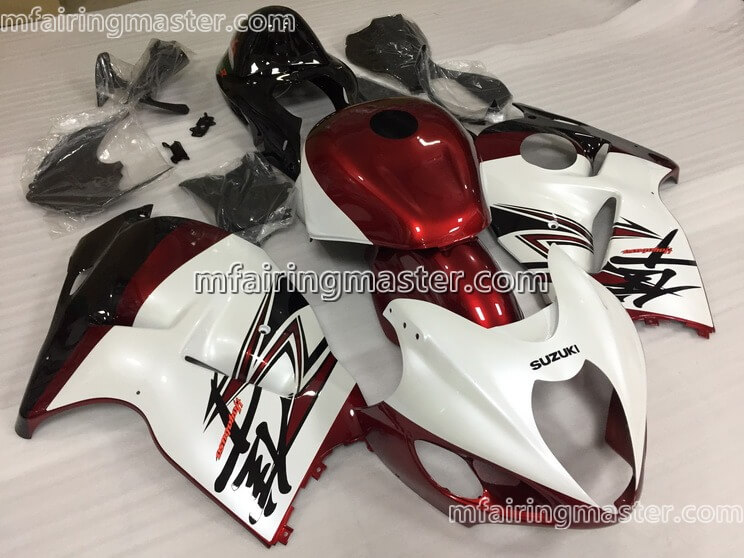 (image for) Fit for Suzuki GSXR 1300 Hayabusa 2016 2017 2018 2019 2020 fairing kit injection molding Red white
