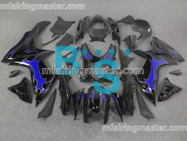 (image for) Fit for Suzuki GSXR 600 750 K11 2011 2012 2013 2014 2015 fairing kit injection molding Black blue