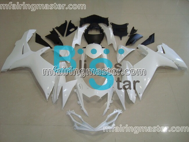 (image for) Fit for Suzuki GSXR 600 750 K11 2011 2012 2013 2014 2015 fairing kit injection molding White