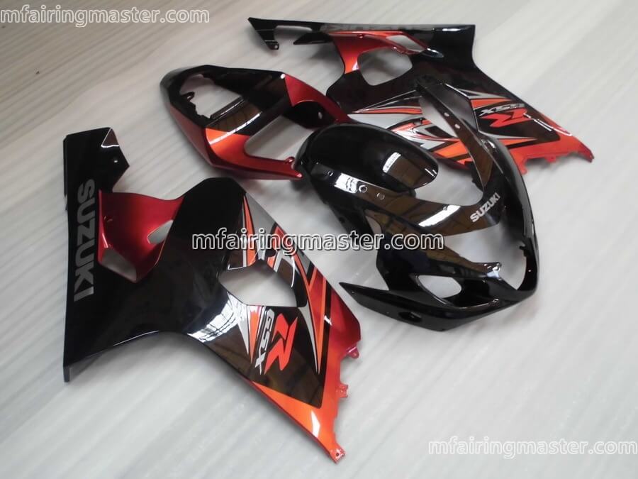 (image for) Fit for Suzuki GSXR 600 750 k4 2004 2005 fairing kit injection molding Red black