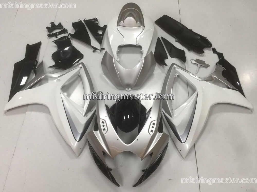 Trichtu Mount Pair Tank Side Cover Fairing Cowl For Suzuki GSXR 600 750 2006-2007 – Black ABS Plastic