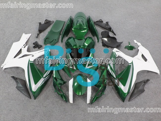 (image for) Fit for Suzuki GSXR 600 750 K6 2006 2007 fairing kit injection molding Green white
