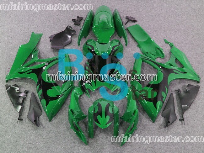 (image for) Fit for Suzuki GSXR 600 750 K6 2006 2007 fairing kit injection molding Green black