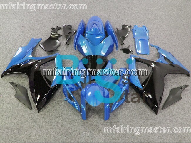 (image for) Fit for Suzuki GSXR 600 750 K6 2006 2007 fairing kit injection molding Blue black