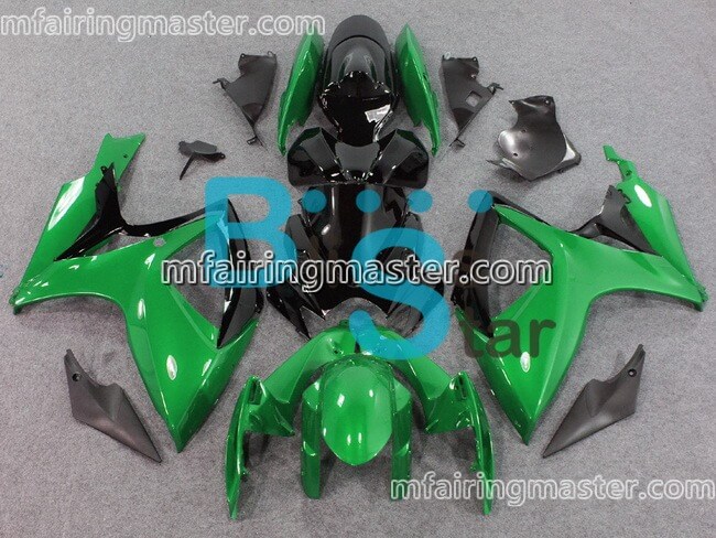 (image for) Fit for Suzuki GSXR 600 750 K6 2006 2007 fairing kit injection molding Green black