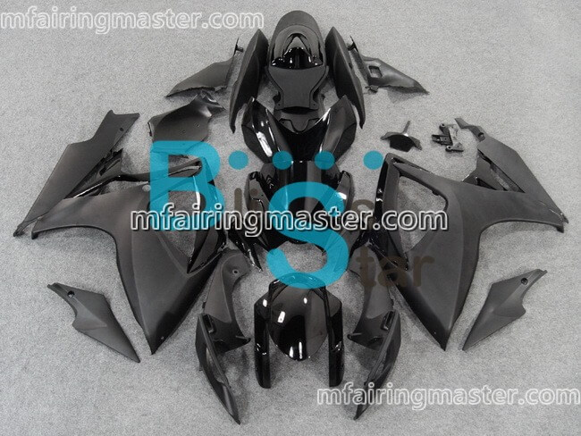 (image for) Fit for Suzuki GSXR 600 750 K6 2006 2007 fairing kit injection molding Black