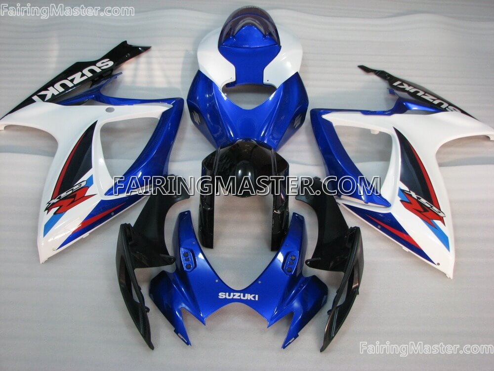 FL Injection Mold Black Fairing Kit For 2006-2007 Suzuki GSXR 600 & 750 (Includes Windscreen)