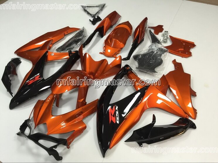 (image for) Fit for Suzuki GSXR 600 750 K8 2008 2009 2010 fairing kit injection molding Red black