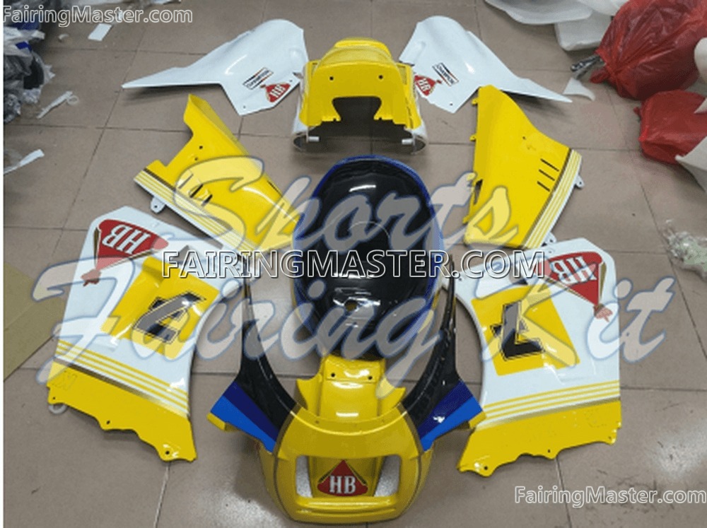 (image for) Fairings kits Fit For Suzuki RG500 1985-1987 Black Yellow White 106