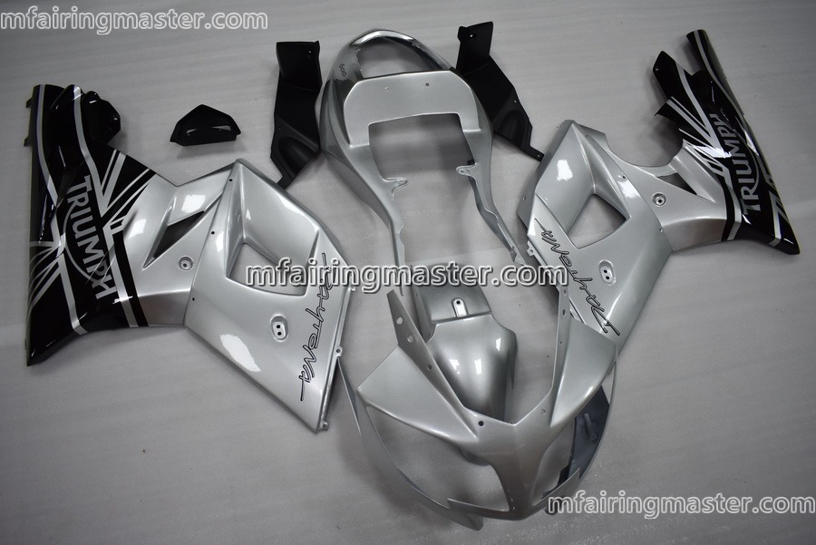 (image for) Fit for Triumph daytona 600 650 2003 2004 2005 fairing kit Silver black