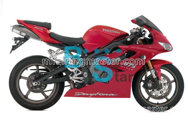 (image for) Fit for Triumph daytona 675 2006 2007 2008 fairing kit injection molding Red