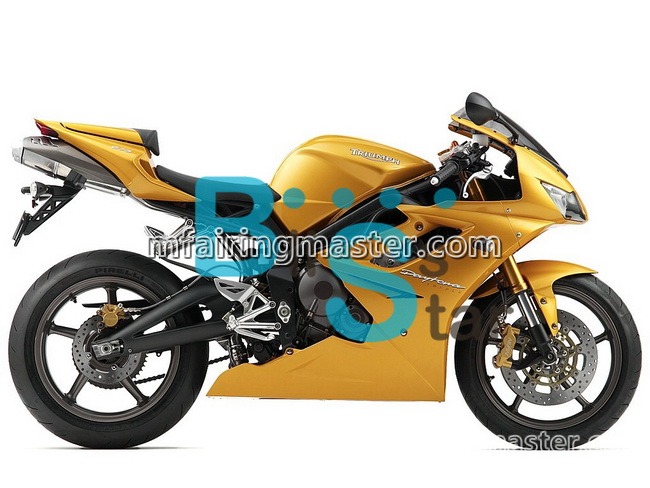 (image for) Fit for Triumph daytona 675 2006 2007 2008 fairing kit injection molding Golden yellow