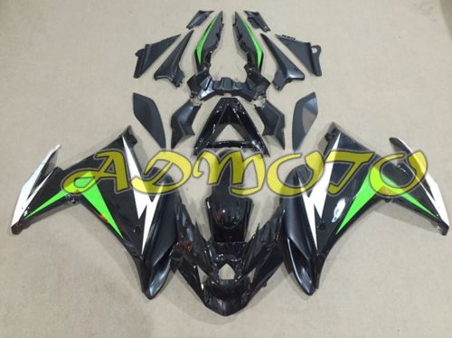 (image for) Fit for Yamaha FZ6R 2009 2010 2011 2012 2013 2014 2015 fairing kit Green black white