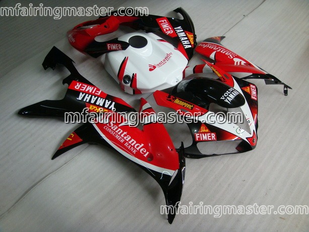 (image for) Fit for Yamaha YZF 1000 R1 2004 2005 2006 fairing kit injection molding Santaqnder red white