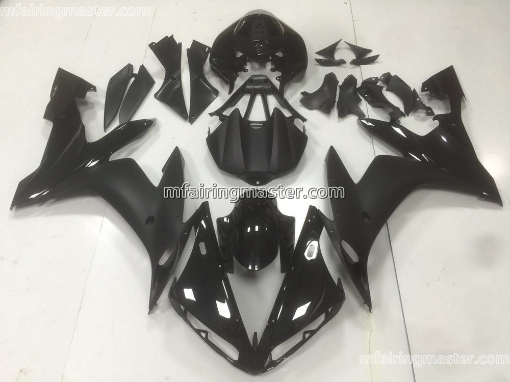 (image for) Fit for Yamaha YZF 1000 R1 2004 2005 2006 fairing kit injection molding Black