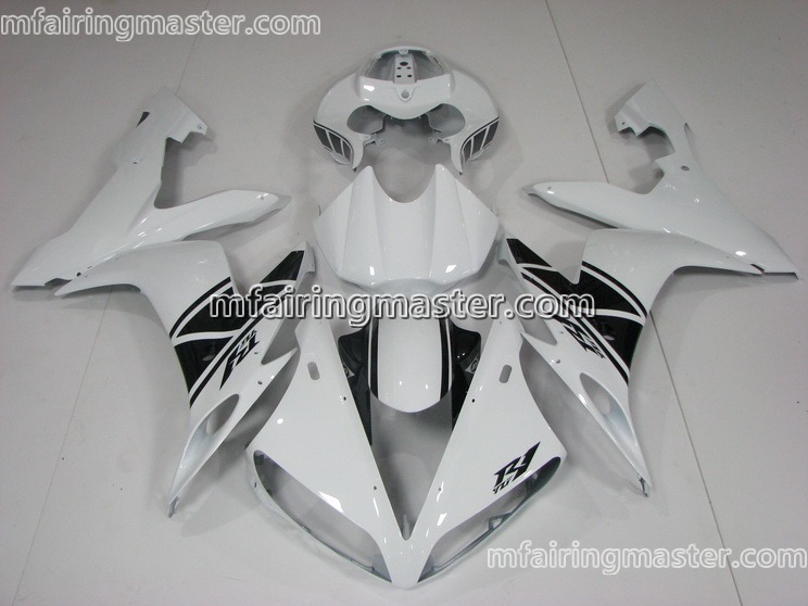 (image for) Fit for Yamaha YZF 1000 R1 2004 2005 2006 fairing kit injection molding Black white
