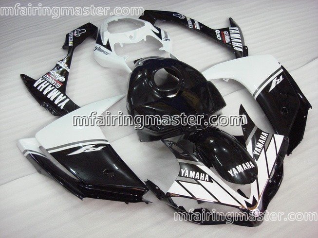 (image for) Fit for Yamaha YZF 1000 R1 2007 2008 fairing kit injection molding White black