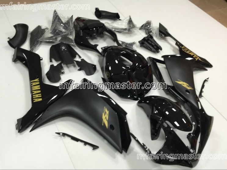 (image for) Fit for Yamaha YZF 1000 R1 2007 2008 fairing kit injection molding Black