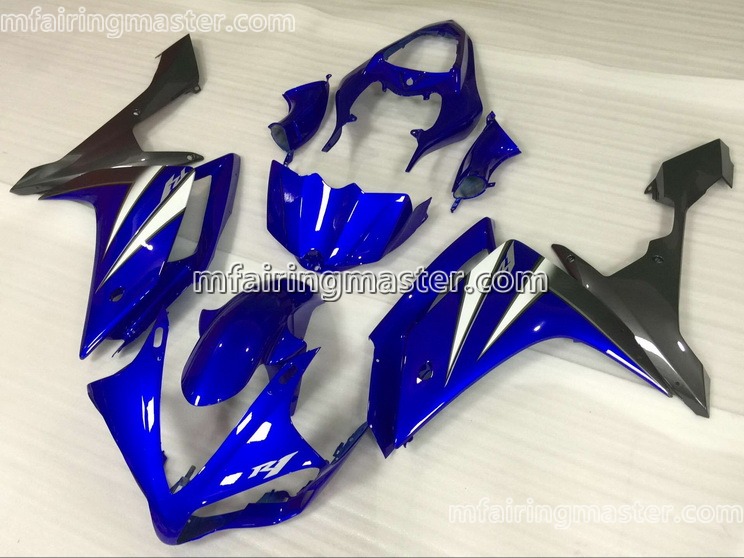 (image for) Fit for Yamaha YZF 1000 R1 2007 2008 fairing kit injection molding Blue black